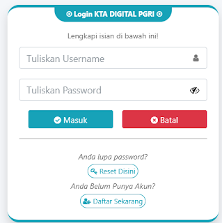 Register PGRI Wenang - Persatuan Guru Republik Indonesia Cabang Wenang